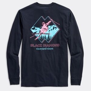 Vineyard Vines Black Diamond Long-Sleeve
Pocket Tee XXL
